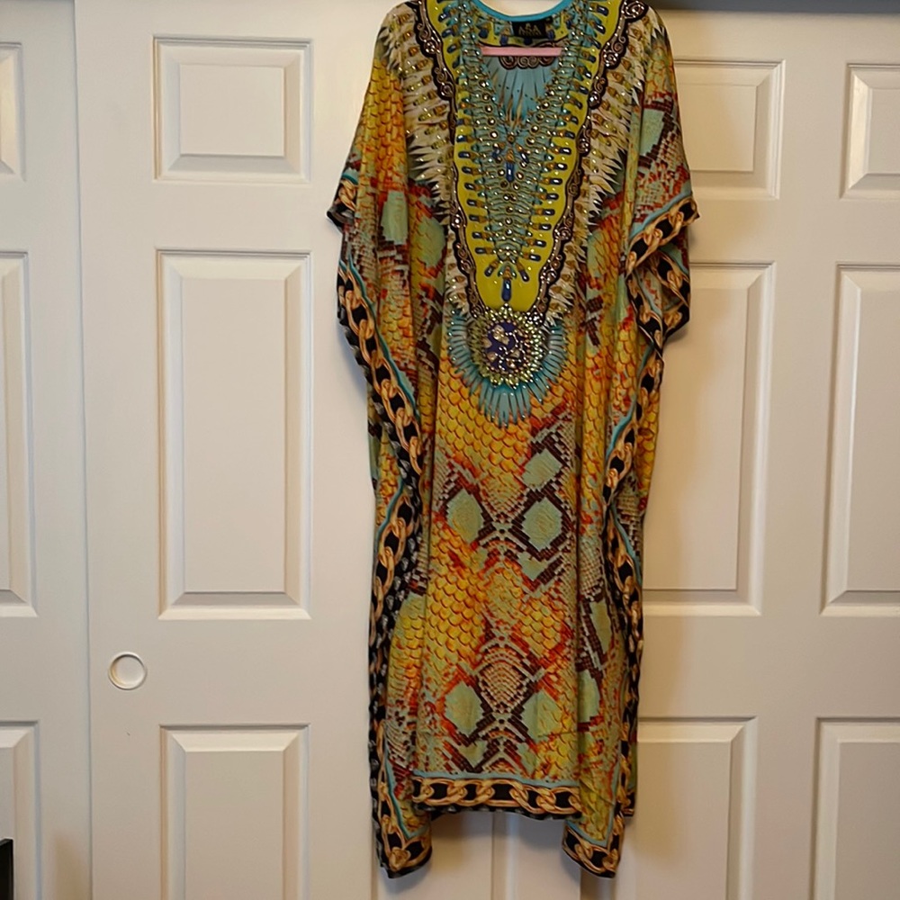 Beautiful Asa Kaftans XL intricate detailing never worn new without tags